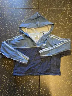 adidas デニム フーディー プルオーバー