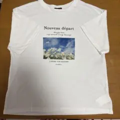ラブトキシック　ホワイト Tシャツ M 花柄　150