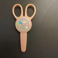 リトルツインスターズ　キキララ　ケース付きはさみ 　昭和レトロ