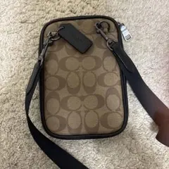 COACH モノグラムショルダーバッグ