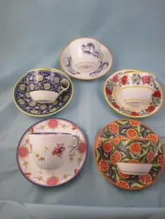 ミントン・カップ&ソーサー・計５客