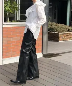 Lig. リグドットligdotワイドカーゴパンツブラック - メルカリ