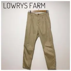 165. LOWRYS FARM    テーパードパンツ【ベージュ】