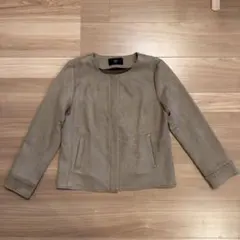 SHIPS Colors ノーカラージャケット ベージュのサムネイル
