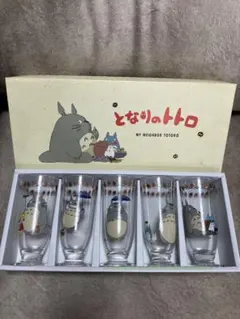 新品未使用 ノリタケ　となりのトトログラス セット