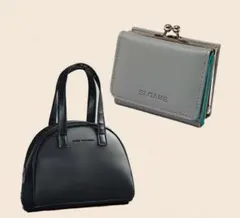 アデュートリステス　おめかしバッグ ＆ SLOANE がま口三つ折り財布