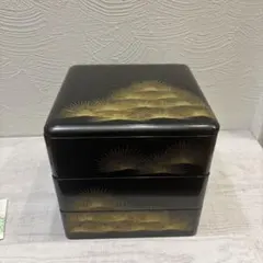 松寿重 木製 漆器 重箱 3段 木箱入り - メルカリ