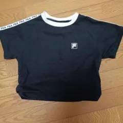 グローバルワーク購入FILA フィラ 半袖Tシャツ 130ブラック ロゴテープのサムネイル