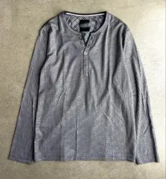 こ*m様 00s アーカイブ　y2k grunge ヘンリーネックロンT