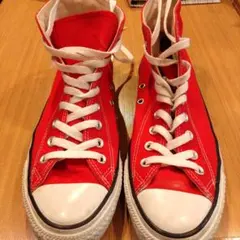 コンバース　オールスター　ハイカット 赤色 ハイカットスニーカー 25.5