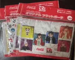 イオングループ限定 コカコーラ ダンダダン オリジナル フラットポーチ 4点