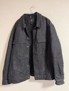 H&M デニムジャケット ブラック Lサイズのサムネイル
