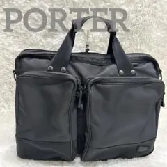 PORTER ポーター 吉田カバン ブリーフケース ビジネスバッグ 2層 黒