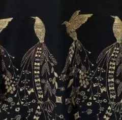 グラニフ 刺繍 鳥 バード チュニック