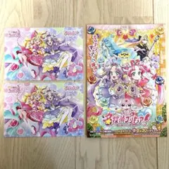 マ*ル様 バトンタッチポストカード2枚＆名探偵プリキュア！ガイド