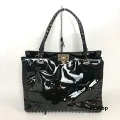 VALENTINO ヴァレンチノ ロックスタッズ ハンドバッグ ブラックのサムネイル
