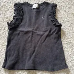 KUMIKYOKU フリル付きTシャツ 140