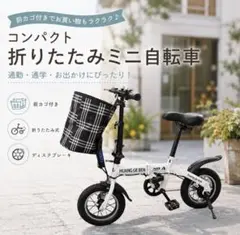 週末sale】WANQIDA 折りたたみ自転車 12インチ ホワイト - メルカリ