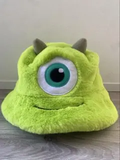 モンスター　マイク　ファンキャップ　キャラクター帽子 グリーン 未使用】ディズニー マイク ファンキャップ 黄緑 モンスターズインク