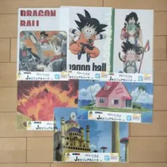 一番くじ ドラゴンボールEX 孫悟空修行編 J賞 ビジュアルシート コンプリート