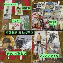 嵐 相葉雅紀 ネックストラップ アクキー うちわ クリアファイル 切り抜き