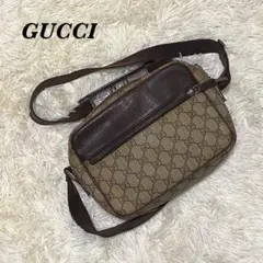 極美品　グッチ ショルダーバッグ カメラバッグ GGスプリーム 斜め掛け