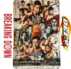 DEEP vs BREAKING DOWN 対抗戦 / 公式ポスター B2サイズ - メルカリ