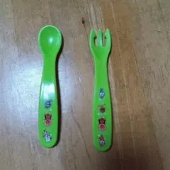 アンパンマン　 子ども用スプーンとフォークセット
