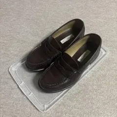 【月末まで】HARUTA ローファー ブラウン レディース 23.5cm EEE