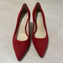 COLE HAAN レッド パンプス 22〜22.5cm