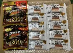 ユーラク ミルクマニア チョコレート 10個　ブラックサンダーひとくちサイズ2袋のサムネイル