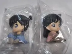 名探偵コナン　工藤新一　毛利蘭　ちぢませ隊　ちぢませ隊3　フィギュア　人形