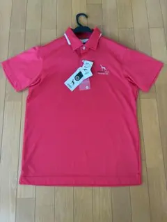 タグ付き未使用品　adabat ポロシャツ レッド サイズ46(M相当)のサムネイル