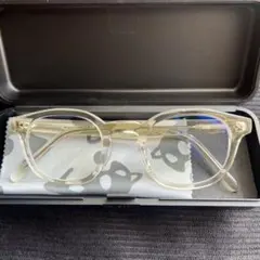 zoff クリアフレーム　ブルーライトカットレンズ