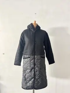 【未使用】 LAVENHAM　 切り替えキルティングコート 　黒