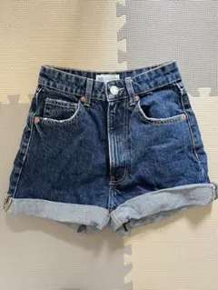 ZARA ザラ ショートパンツ デニム パンツ ハイウエストショートパンツ