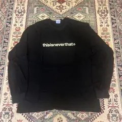 thisisneverthat 黒 長袖　ロンT mサイズ