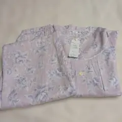 GUNZE　薄紫 花柄 パジャマ Mサイズ