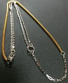 チェーンネックレス13　ステンレスネックレス　ゴールド　シルバー　アメカジ
