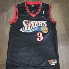 NBA フィラデルフィアシクサーズ　アレンアイバーソン　ユニフォーム　M ナイキ