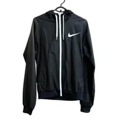 【NIKE】ナイキ ウインドブレーカー M 黒 ブラック ランニング パーカー