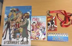 ONE PIECE カードストラップ、クリアファイル他セット