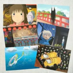 千と千尋の神隠し　ポストカード　6枚セット　スタジオジブリ　海外公式　コンプ