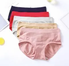 新商品レディース 高通気性と伸縮性美形ショーツ下着【4枚セット】