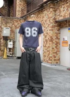 Peoplesenseインディゴジーンズ ワイドパンツ ニットさん着用 - メルカリ