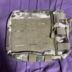 迷彩 サバゲー用ポーチ MOLLE対応 マルチカム