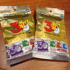 ポケモン　30周年ロゴマスコットチャーム　未開封　2パックセット　めじるし　食玩