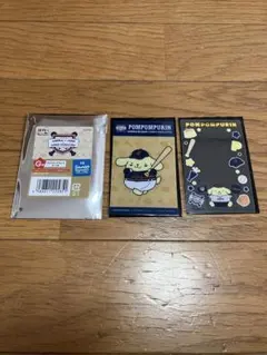 サンリオ タイトーくじ 侍ジャパン G賞 クリアカード ポムポムプリン