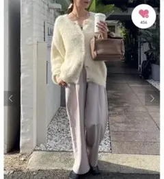 RMAF misatoコラボレーション　シャギーニット　2way