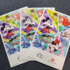 【新品未使用】JAL DREAM EXPRESS Disney100ポストカード